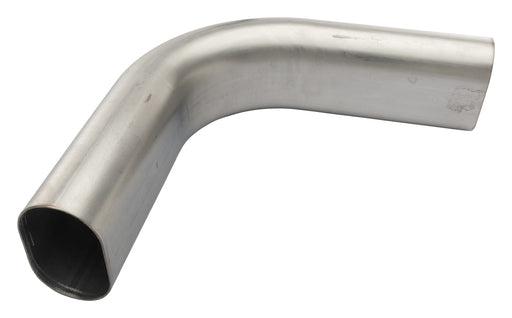 3 Inch Oval 90 Degree Vertical Exhaust Bend 304 Stainless Steel Low-Profile Ground Clearance Pypes Performance Exhaust - TRUCKED UP - Truck Superstore
