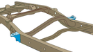 Rear Body Frame Mount Passenger Side For 2000 - 2006 Toyota Tundra Rust Buster Frameworks - TRUCKED UP - Truck Superstore