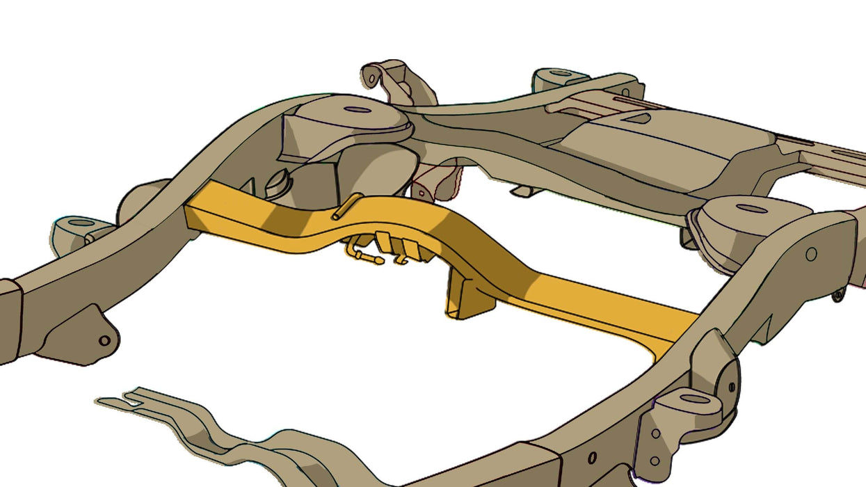 Fuel Tank Crossmember For 2000-2014 GM SUV's Rust Buster Frameworks - TRUCKED UP - Truck Superstore
