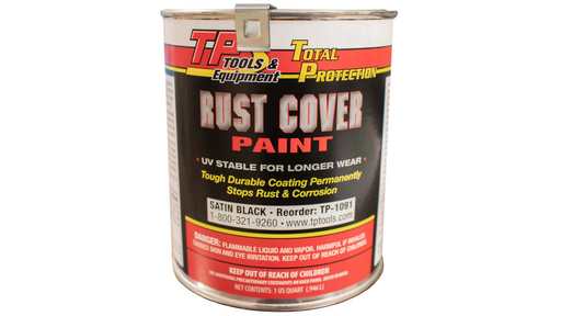 Total Protection Rust Cover Paint 1 US Quart - Satin Black Rust Buster Frameworks - TRUCKED UP - Truck Superstore