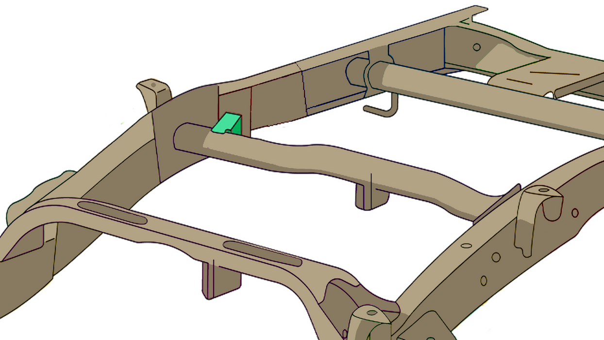 Rust Buster 2007-2019 Chevy Silverado / GMC Sierra 1500 Rear Upper Shock Mount RB7343 - TRUCKED UP - Truck Superstore