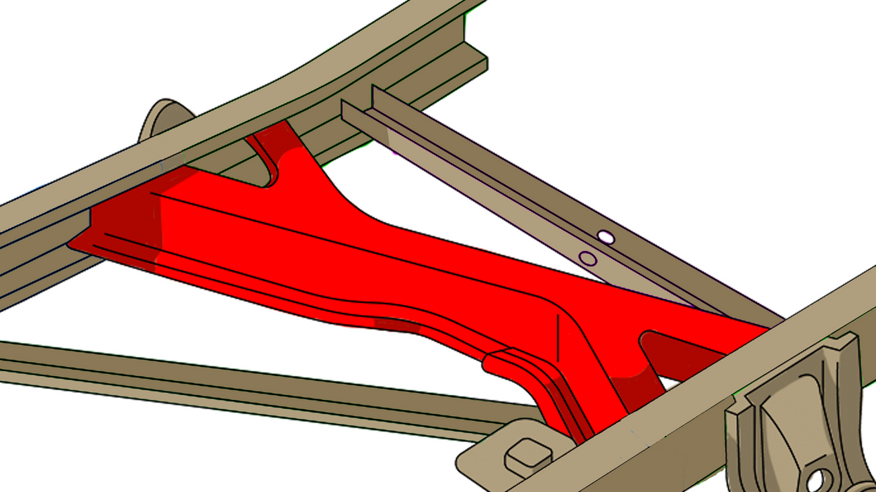 Rust Buster 1988-1998 Chevy/GMC C/K 1500 & 2500 Spare Tire Crossmember RB7329 - TRUCKED UP - Truck Superstore