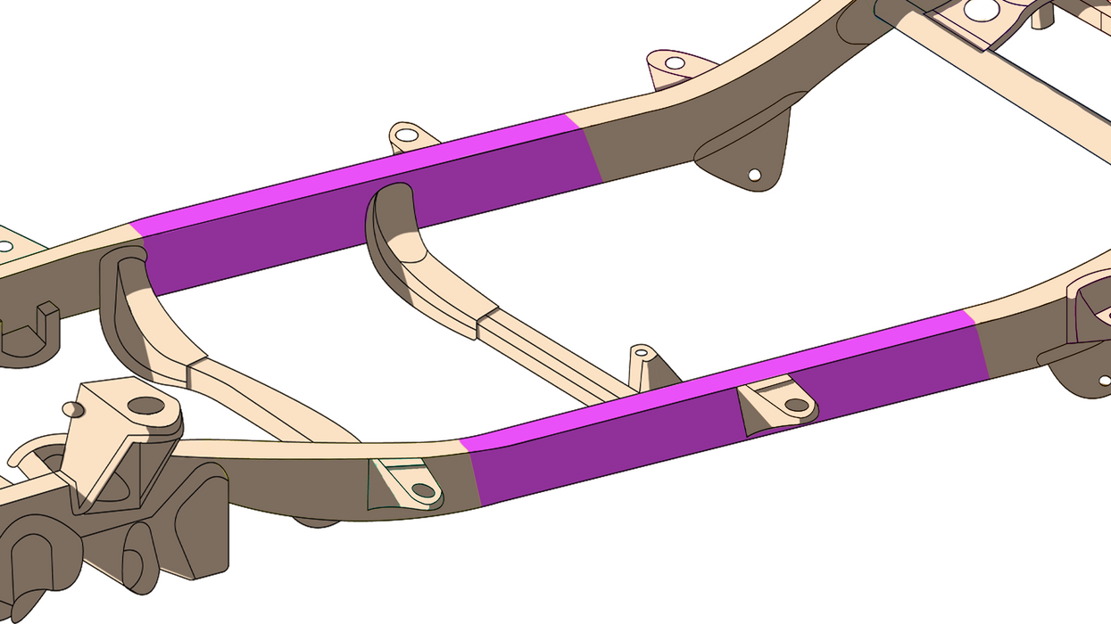 Center Frame Repair Kit Passenger Side For 1996-2002 Toyota 4Runner Rust Buster Frameworks - TRUCKED UP - Truck Superstore