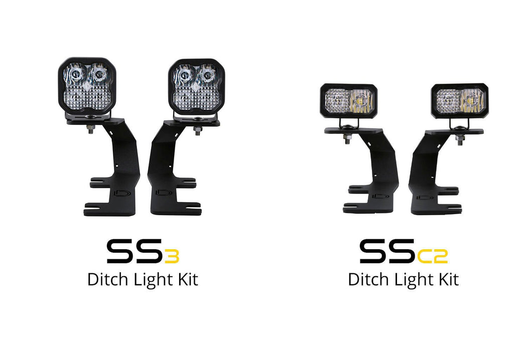 SS3 LED Ditch Light Kit for 2014-2019 Silverado/Sierra, Sport White Combo Diode Dynamics - TRUCKED UP - Truck Superstore