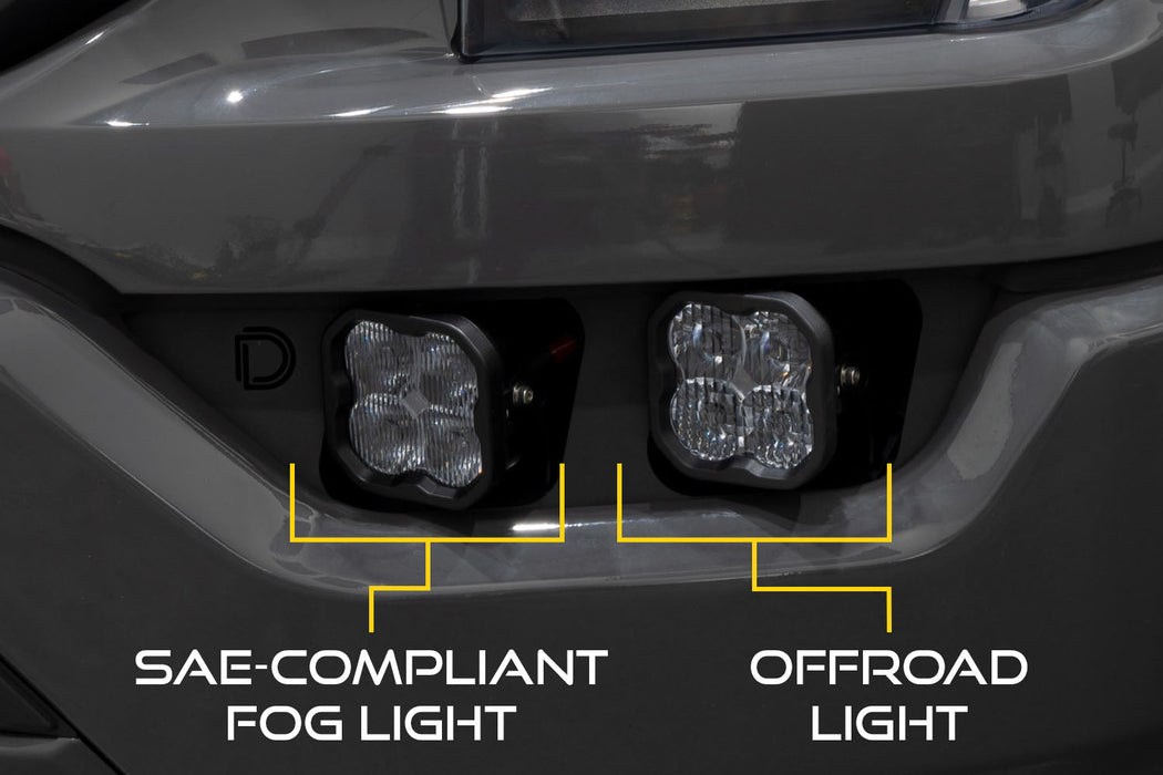 SS3 LED Fog Pocket Kit for 2021-2022 Ford F-150, White Sport Diode Dynamics - TRUCKED UP - Truck Superstore