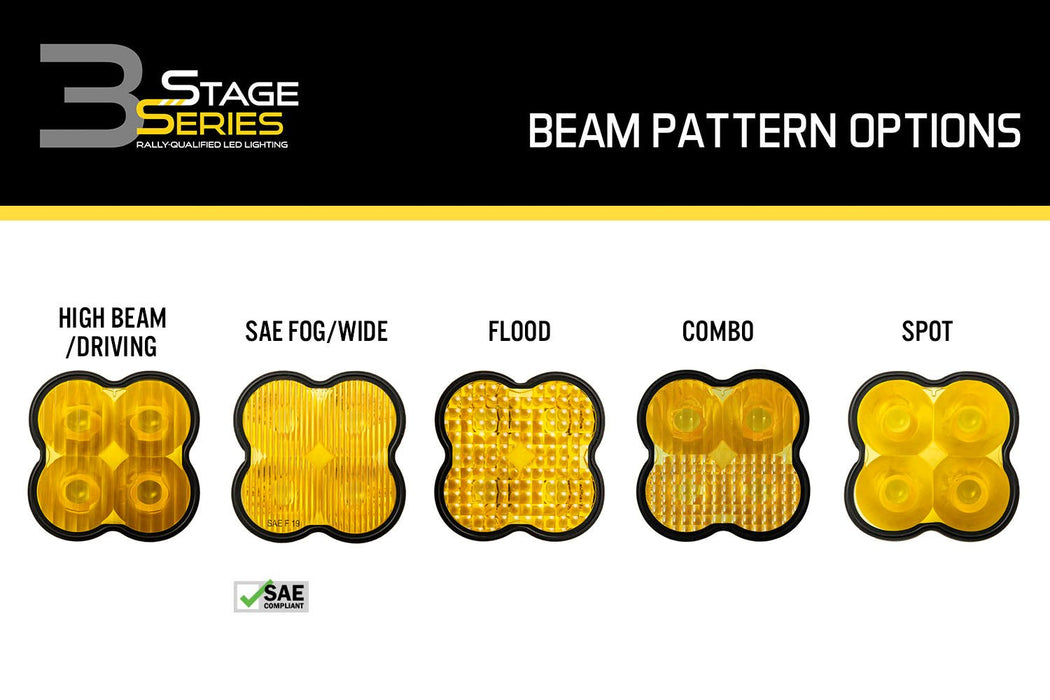 SS3 Lens PC Combo Yellow - TRUCKED UP - Truck Superstore