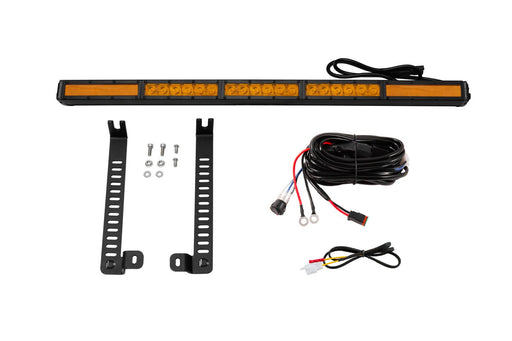 SS30 Single Stealth Lightbar Kit for 2014-2019 Toyota 4Runner Amber Combo Diode Dynamics - TRUCKED UP - Truck Superstore