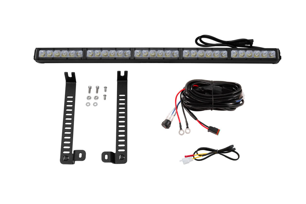 SS30 Single Stealth Lightbar Kit for 2014-2019 Toyota 4Runner White Driving Diode Dynamics - TRUCKED UP - Truck Superstore