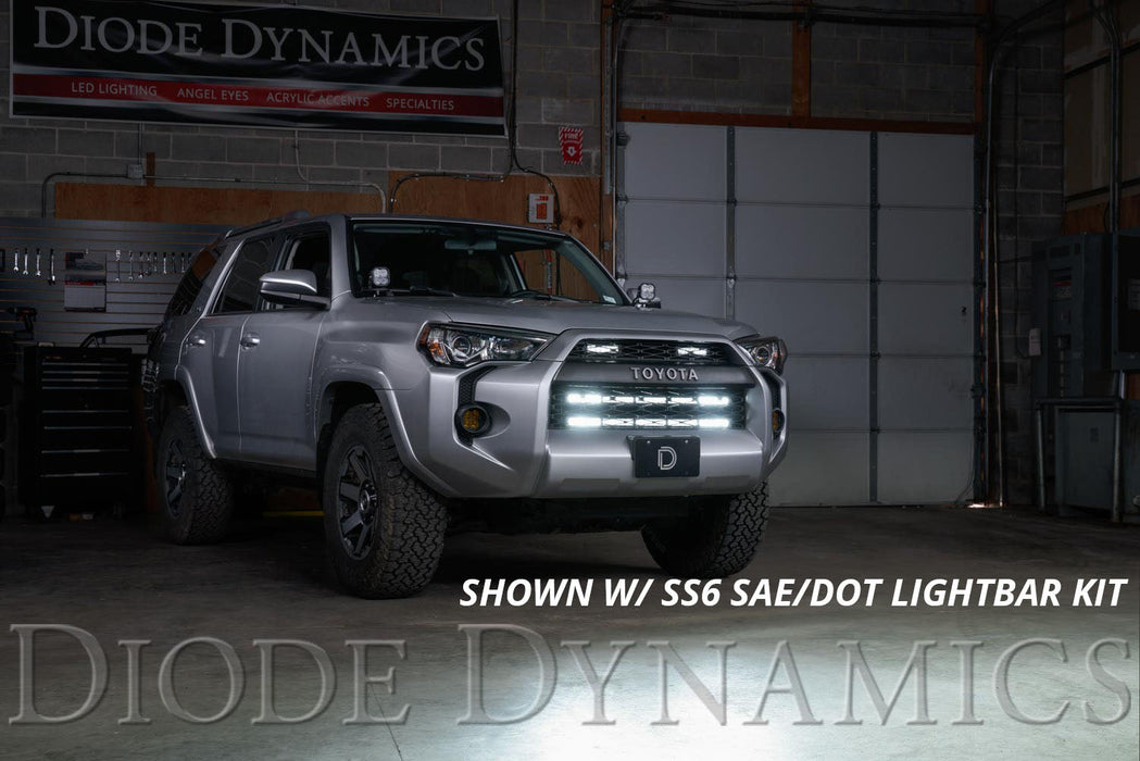 SS30 Single Stealth Lightbar Kit for 2014-2019 Toyota 4Runner White Driving Diode Dynamics - TRUCKED UP - Truck Superstore