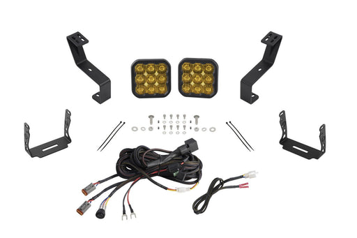 SS5 Bumper LED Pod Light Kit for 2019-Present Ram, Sport Yellow Driving Diode Dynamics - TRUCKED UP - Truck Superstore