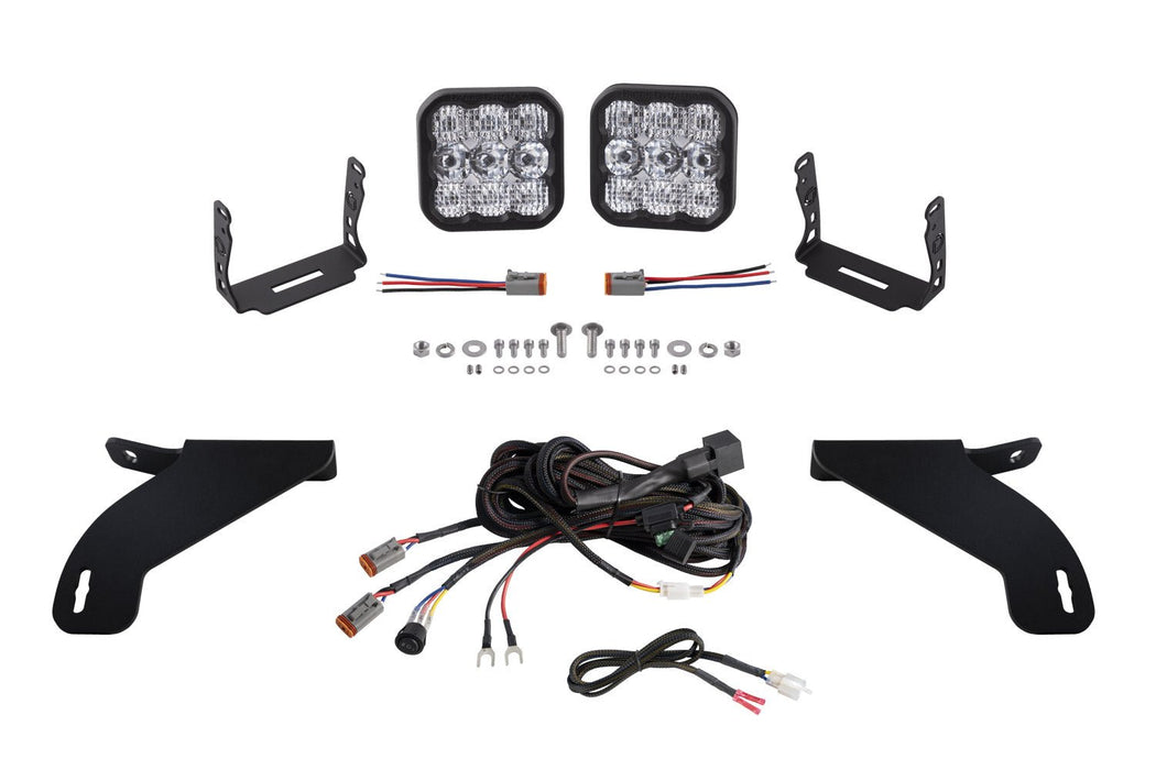 SS5 Bumper LED Pod Light Kit for 2021-2022 Ford F-150, Sport White Driving Diode Dynamics - TRUCKED UP - Truck Superstore