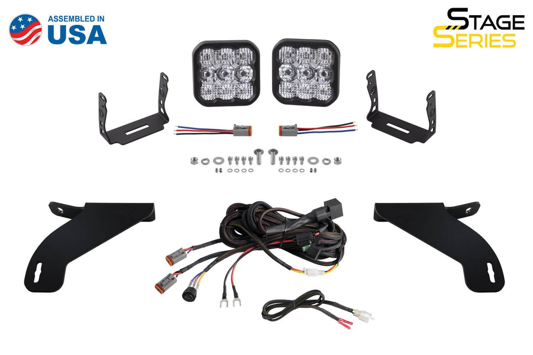 SS5 Bumper LED Pod Light Kit for 2021-2022 Ford F-150, Sport White Driving Diode Dynamics - TRUCKED UP - Truck Superstore