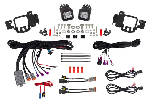SSC1 LED Fog Light Kit SAE Fog for 2023-2024 Chevrolet Colorado, White Diode Dynamics - TRUCKED UP - Truck Superstore