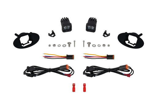 SSC1 SAE/DOT Type HA Fog Light Kit Cool White (6000K) White SAE Fog Diode Dynamics - TRUCKED UP - Truck Superstore