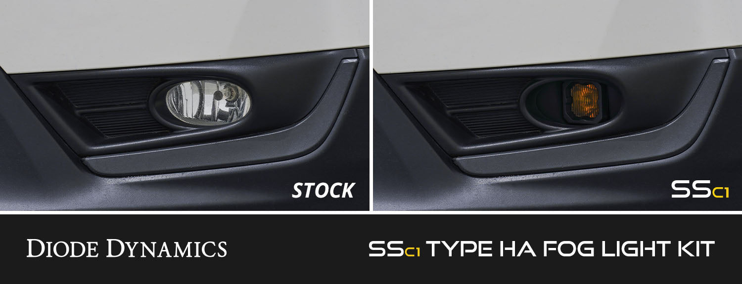 SSC1 SAE/DOT Type HA Fog Light Kit Yellow (3000K) 3569 Yellow SAE Fog Diode Dynamics - TRUCKED UP - Truck Superstore