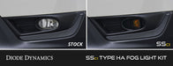 SSC1 SAE/DOT Type HA Fog Light Kit Yellow (3000K) 3569 Yellow SAE Fog Diode Dynamics - TRUCKED UP - Truck Superstore