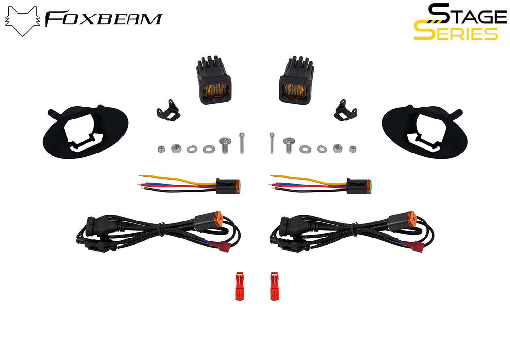SSC1 SAE/DOT Type HA Fog Light Kit Yellow (3000K) 3569 Yellow SAE Fog Diode Dynamics - TRUCKED UP - Truck Superstore