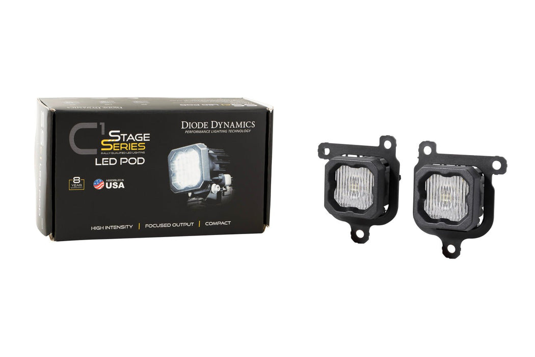 SSC1 Type FBS LED Fog Light Kit Yellow SAE Fog Diode Dynamics - TRUCKED UP - Truck Superstore