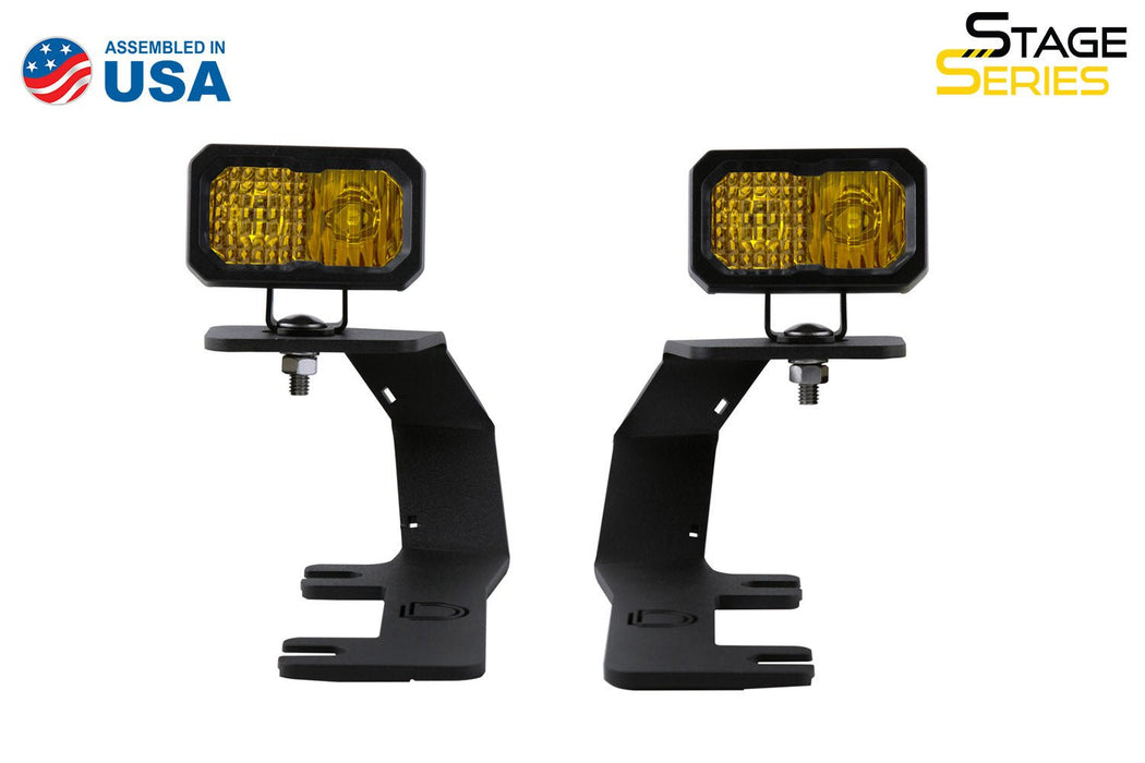 SSC2 LED Ditch Light Kit for 2014-2019 Silverado/Sierra, Pro Yellow Combo Diode Dynamics - TRUCKED UP - Truck Superstore