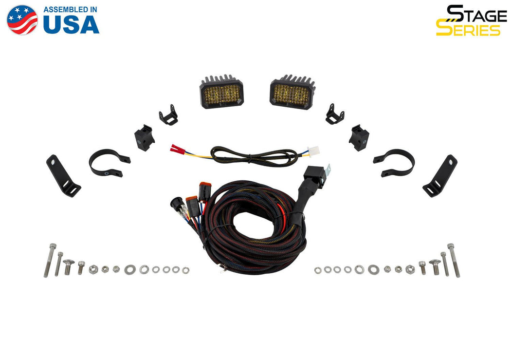 Stage Series 1.5 Inch Roll Bar Chase Light Kit, SSC2 Pro Yellow (Pair) Diode Dynamics - TRUCKED UP - Truck Superstore