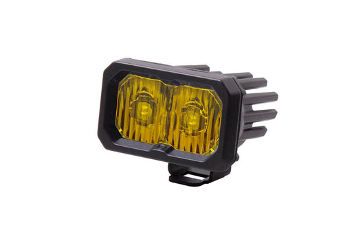 Stage Series 2 Inch LED Pod, Pro Yellow Driving Standard ABL Each - TRUCKED UP - Truck Superstore
