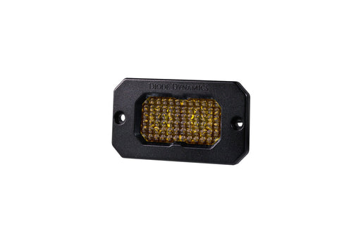 Stage Series 2 Inch LED Pod, Pro Yellow Flood Flush ABL Each - TRUCKED UP - Truck Superstore