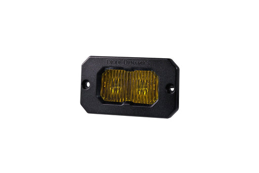 Stage Series 2 Inch LED Pod, Pro Yellow Fog Flush ABL Each - TRUCKED UP - Truck Superstore