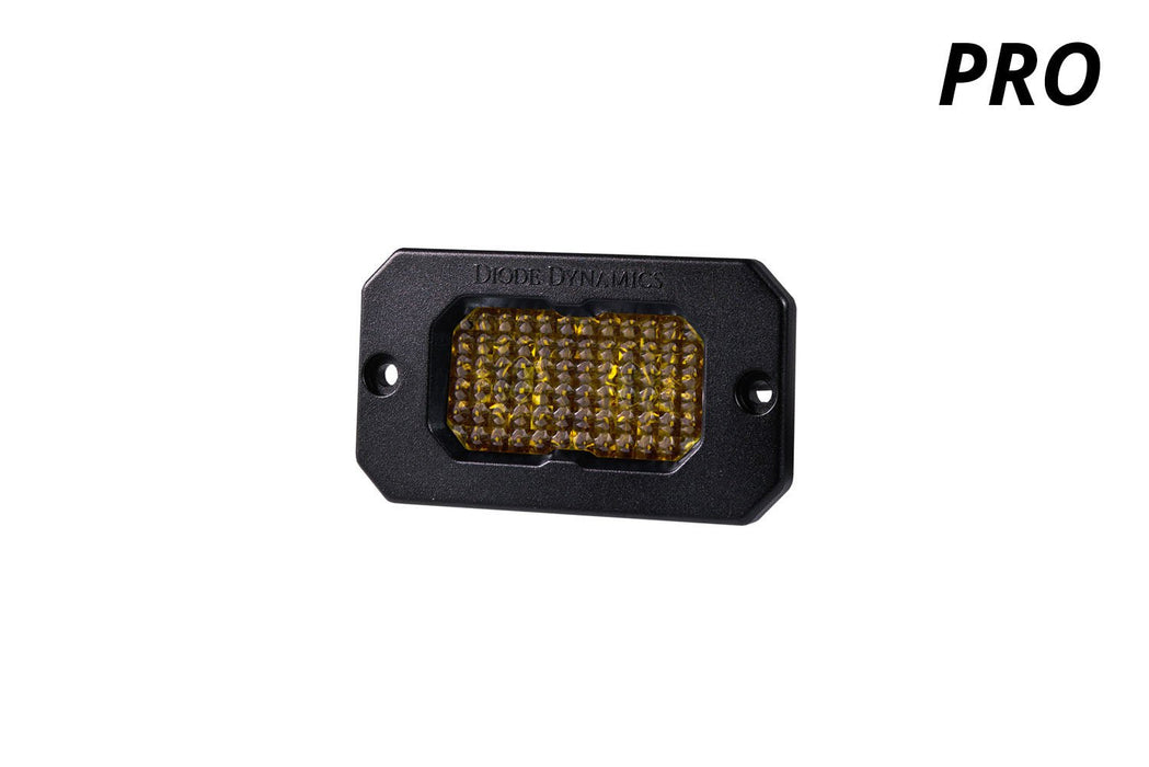 Stage Series 2 Inch LED Pod, Pro Yellow Fog Flush ABL Each - TRUCKED UP - Truck Superstore