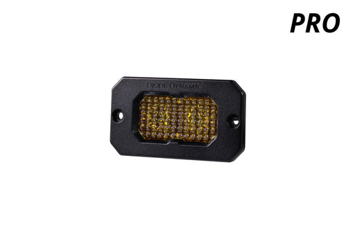 Stage Series 2 Inch LED Pod, Pro Yellow Fog Flush ABL Each - TRUCKED UP - Truck Superstore