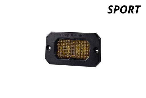 Stage Series 2 Inch LED Pod, Sport Yellow Fog Flush ABL Each - TRUCKED UP - Truck Superstore