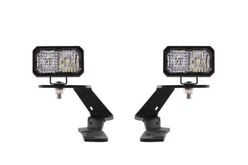 Stage Series 2in LED Ditch Light Kit for 2019-2021 Ford Ranger, Pro White Combo - TRUCKED UP - Truck Superstore