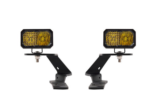 Stage Series 2in LED Ditch Light Kit for 2019-2021 Ford Ranger, Sport Yellow Combo - TRUCKED UP - Truck Superstore