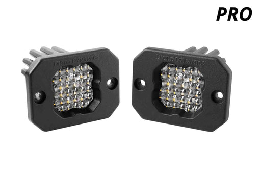 Stage Series C1 LED Pod Pro White Flood Flush ABL Pair Diode Dynamics - TRUCKED UP - Truck Superstore
