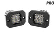 Stage Series C1 LED Pod Pro White Flood Flush RBL Pair Diode Dynamics - TRUCKED UP - Truck Superstore