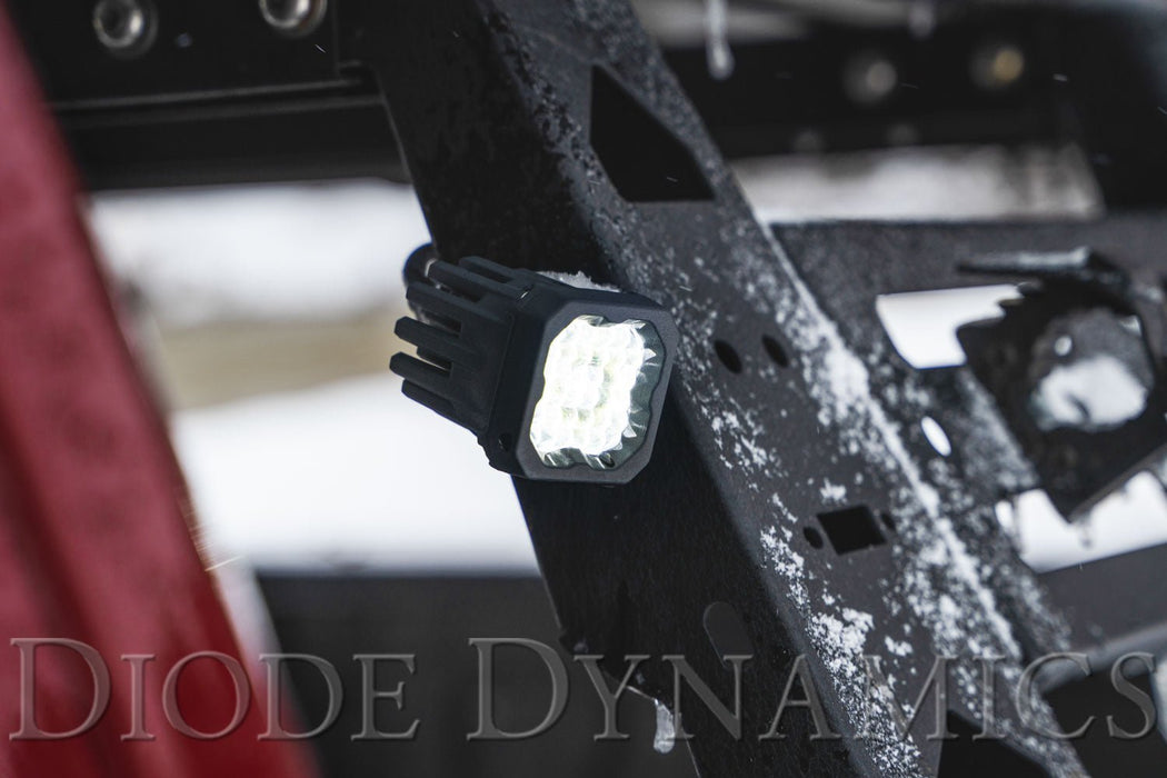 Stage Series C1 LED Pod Pro White Flood Standard RBL Pair Diode Dynamics - TRUCKED UP - Truck Superstore