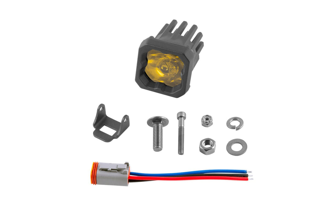 Stage Series C1 LED Pod Pro Yellow Flood Standard ABL Each Diode Dynamics - TRUCKED UP - Truck Superstore