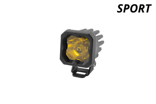 Stage Series C1 LED Pod Sport Yellow Wide Standard ABL Each Diode Dynamics - TRUCKED UP - Truck Superstore