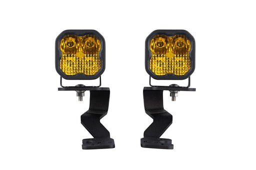 Stage Series Ditch Light Kit for 2022 Toyota Tundra SS3 Pro Diode Dymanics Yellow Combo Diode Dymanics - TRUCKED UP - Truck Superstore