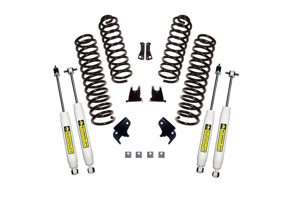 SUPERLIFT 2.5 inch Lift Kit - 2007 - 2018 Jeep Wrangler JK 2 Door - with Superlift Shocks - TRUCKED UP - Truck Superstore