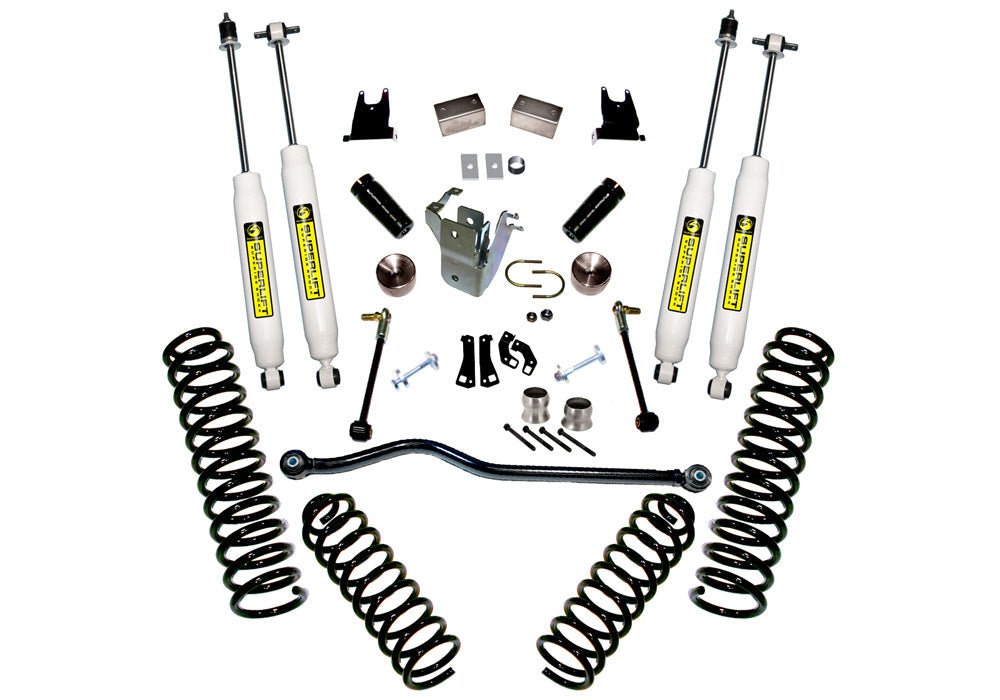 SUPERLIFT 4 inch Lift Kit - 2007 - 2018 Jeep Wrangler JK 2 Door - with Superlift Shocks - TRUCKED UP - Truck Superstore