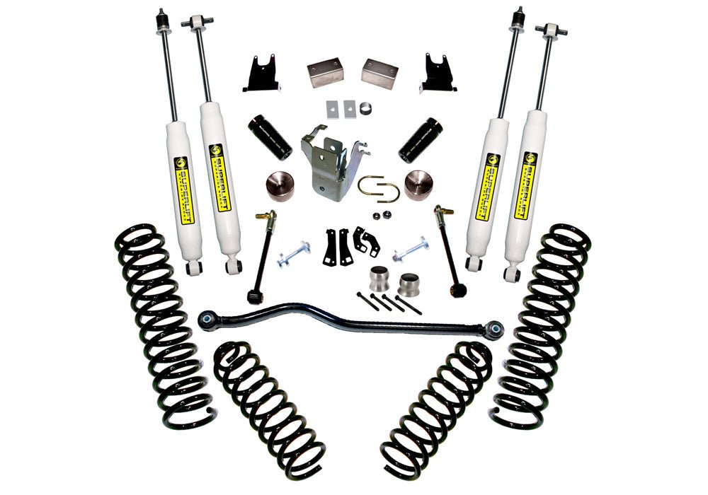 SUPERLIFT 4 inch Lift Kit - 2007 - 2018 Jeep Wrangler JK Unlimited - with Superlift Shocks - TRUCKED UP - Truck Superstore