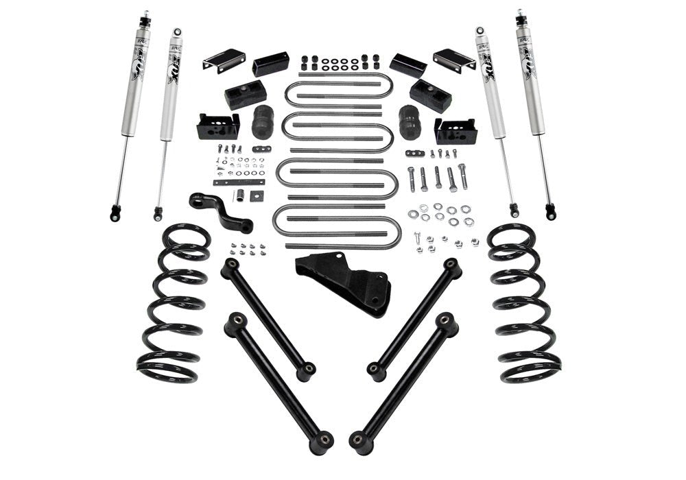 SUPERLIFT 4 inch Lift Kit - 2010 - 2013 Dodge Ram 2500 and 2010 - 2012 3500 4WD - Diesel Engine - with Fox 2.0 Series Shocks - TRUCKED UP - Truck Superstore