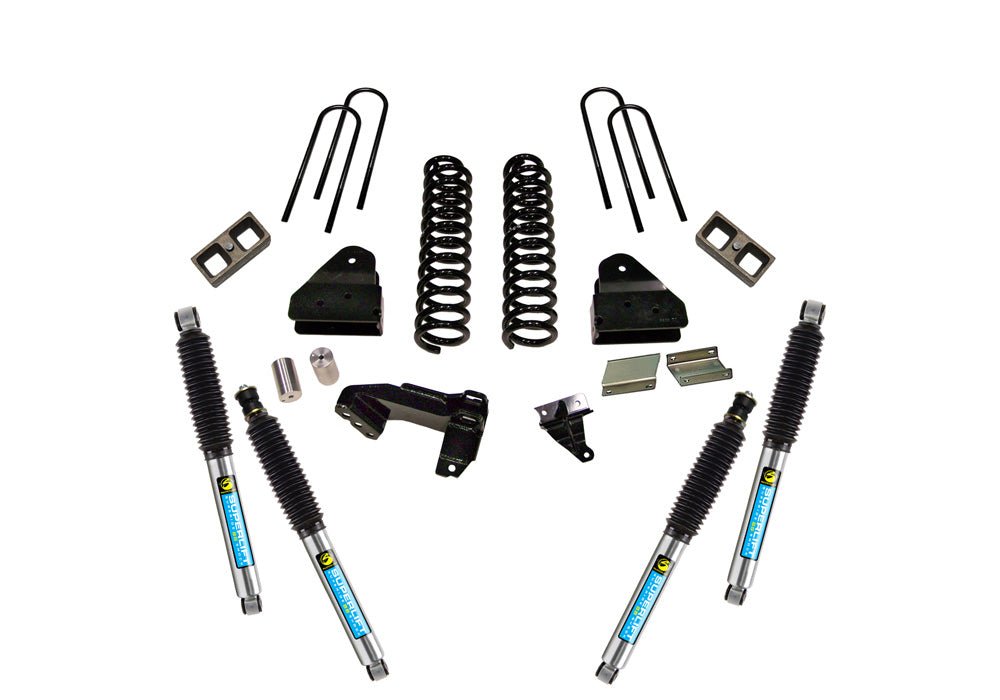 SUPERLIFT 4 inch Lift Kit - 2011 - 2016 Ford F - 250 and F - 350 Super Duty 4WD - Diesel Engine - with Bilstein Shocks - TRUCKED UP - Truck Superstore