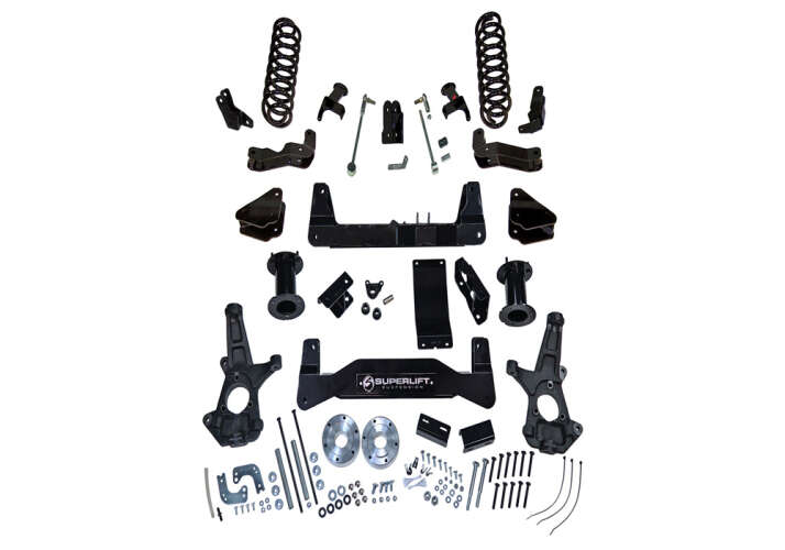 SUPERLIFT 6 inch Lift Kit - 2007 - 2008 Dodge Ram 2500 and 3500 4WD - 6.7L Cummins Diesel Engine - with FOX Resi Shocks - TRUCKED UP - Truck Superstore