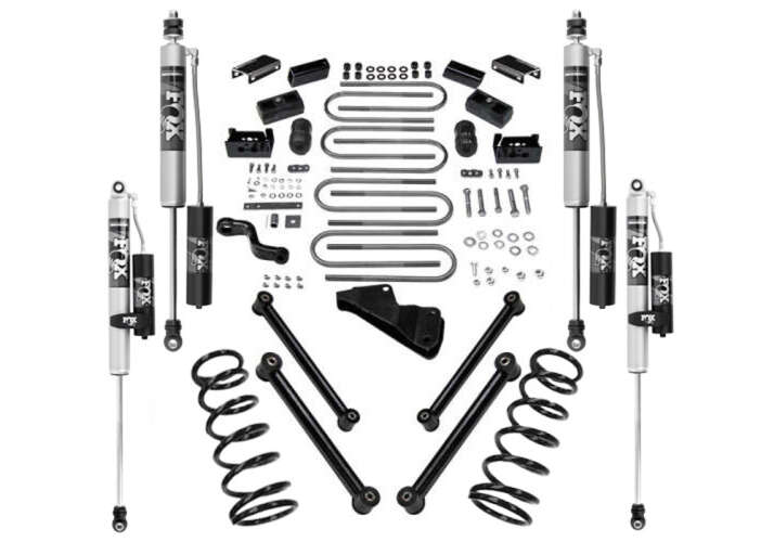 SUPERLIFT 6 inch Lift Kit - 2010 - 2013 Dodge Ram 2500 and 3500 4WD - Diesel Engine - with FOX Resi Shocks - TRUCKED UP - Truck Superstore