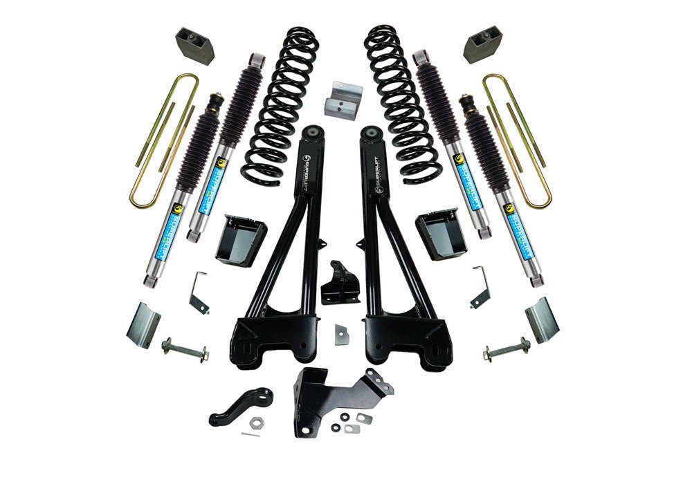 SUPERLIFT 6 inch Lift Kit - 2011 - 2016 Ford F - 250 and F - 350 Super Duty 4WD - Diesel Engine - with Replacement Radius Arms and Bilstein Shocks - TRUCKED UP - Truck Superstore