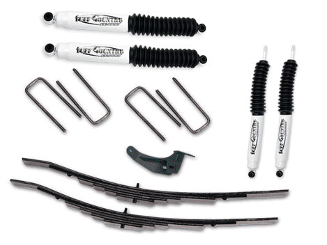 2.5 Inch Leveling Kit Front 00-04 Ford F250/F350 Super Duty 4WD w/Leaf Springs Fits Models w/Diesel  V10 or 460 Gas Engine w/SX8000 Shocks Tuff Country - TRUCKED UP - Truck Superstore