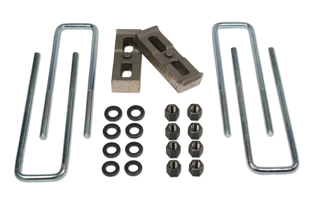 1 Inch Rear Block & U-Bolt Kit 11-19 Silverado/Sierra 2500HD/3500/3500HD 4WD Tuff Country - TRUCKED UP - Truck Superstore