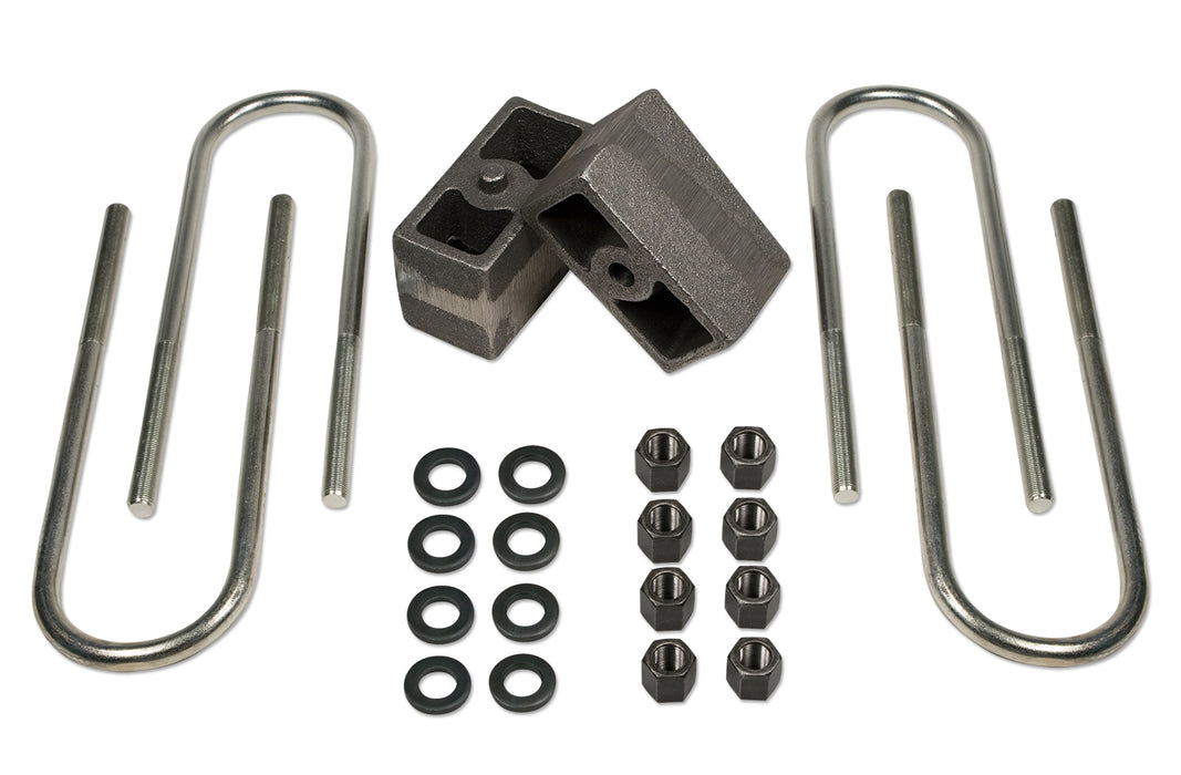 3 Inch Rear Block & U-Bolt Kit 73-87 Chevy Truck/GMC Truck 3/4 Ton 4WD/73-91 Chevy/GMC Suburban 3/4 Ton 4WD Tuff Country - TRUCKED UP - Truck Superstore