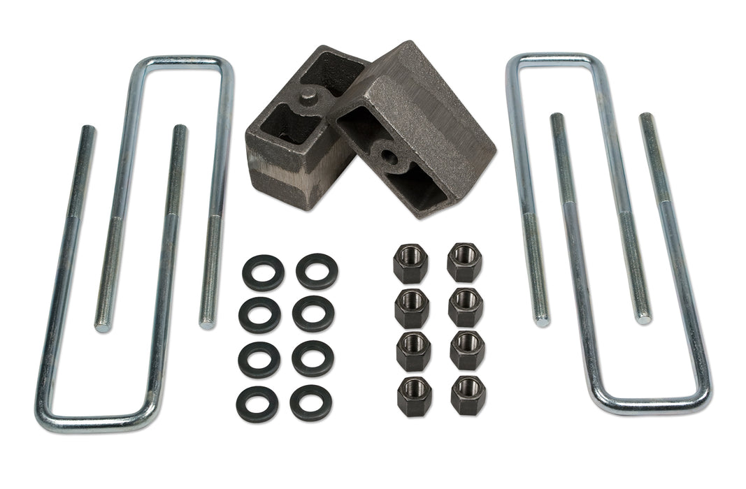 3 Inch Rear Block & U-Bolt Kit 86-95 Toyota Truck 4WD 86-89 Toyota 4Runner w/ 3.75 Inch Rear Axle Tuff Country - TRUCKED UP - Truck Superstore